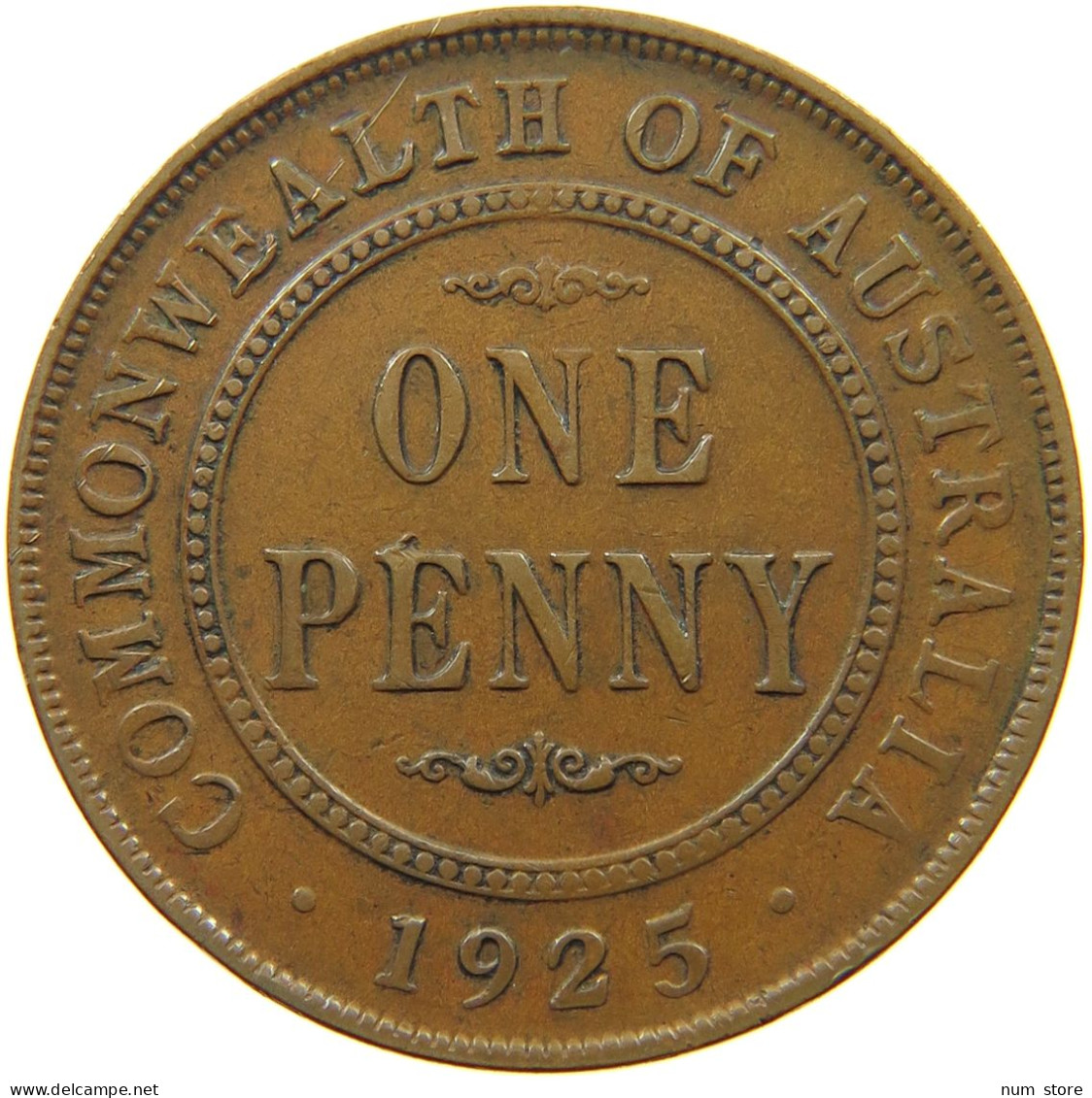 AUSTRALIA PENNY 1925 AUSTRALIAPENNY 1925 SEHR SELTEN #MA 000137 - Penny