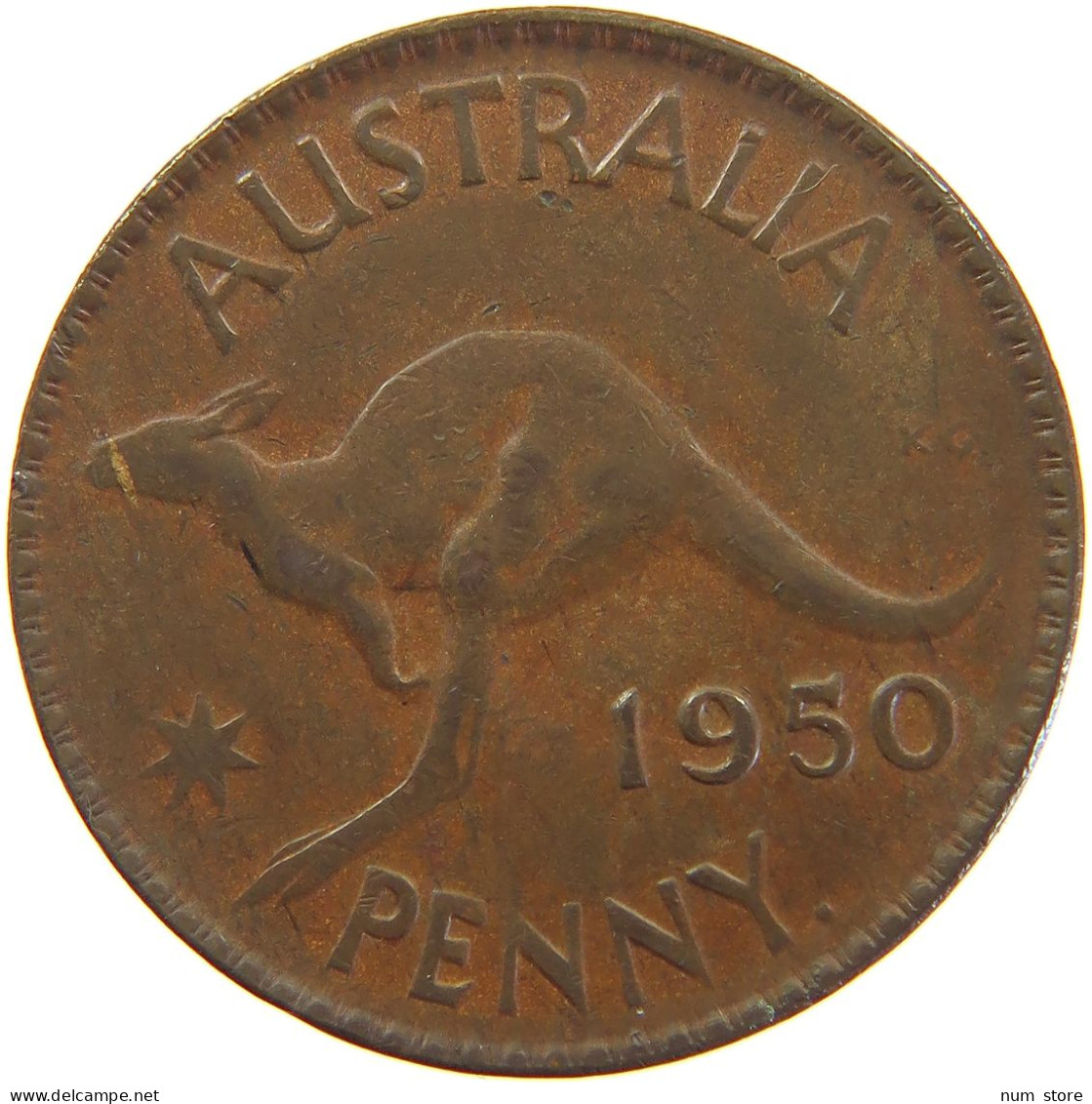 AUSTRALIA PENNY 1950 GEORGE VI. (1936-1952) #MA 067734 - Penny