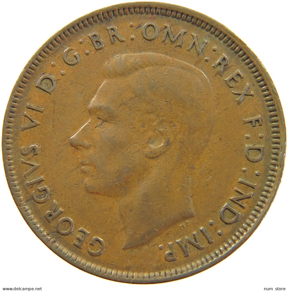 AUSTRALIA PENNY 1943 GEORGE VI. (1936-1952) #MA 065193 - Penny