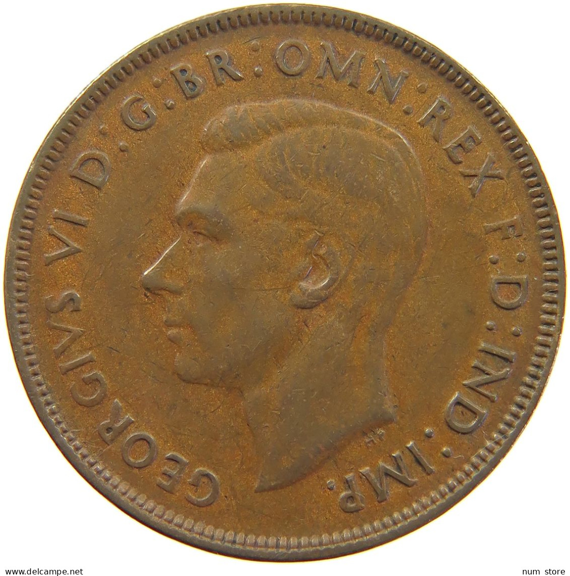 AUSTRALIA PENNY 1942 GEORGE VI. (1936-1952) #MA 065206 - Penny