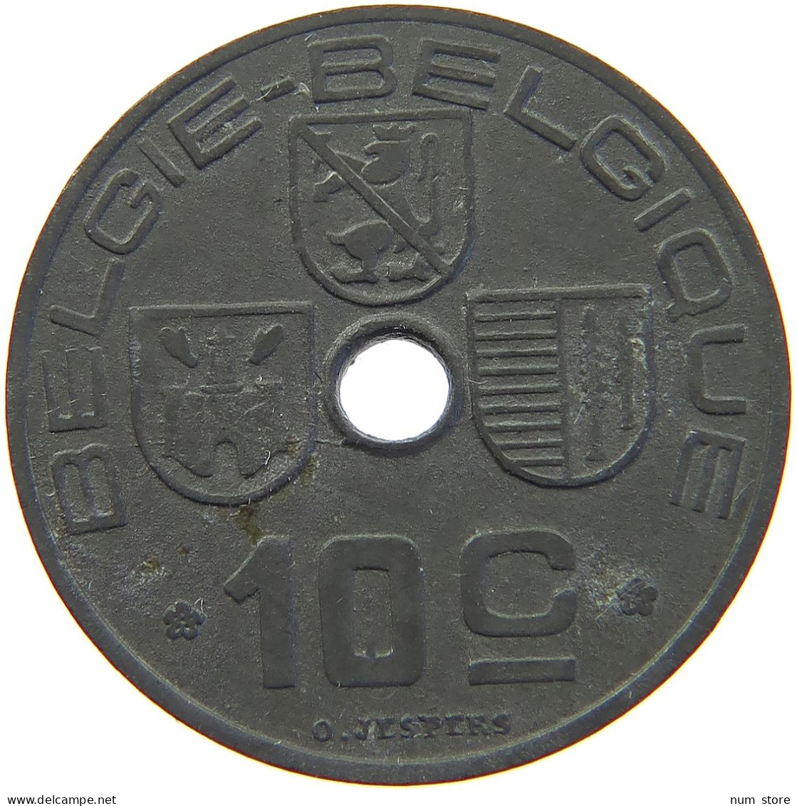 BELGIUM 10 CENTIMES 1946 LEOPOLD III. (1934-1951) #MA 067307 - 10 Cent & 25 Cent