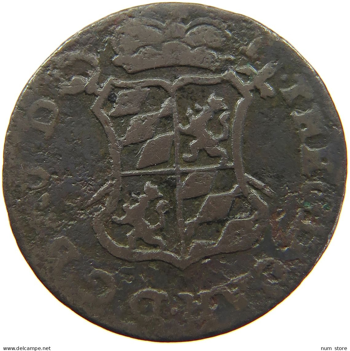 BELGIUM LIEGE LIARD 1751 JOHANN THEODOR VON BAYERN, 1744 - 1763 #MA 100992 - 975-1795 Principado De Lieja