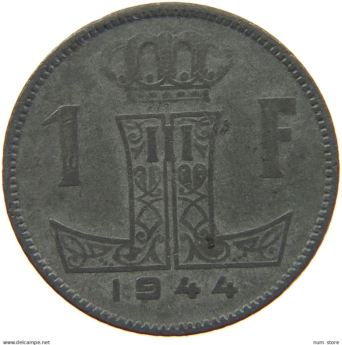 BELGIUM FRANC 1944 LEOPOLD III. (1934-1951) #MA 067311 - 1 Frank