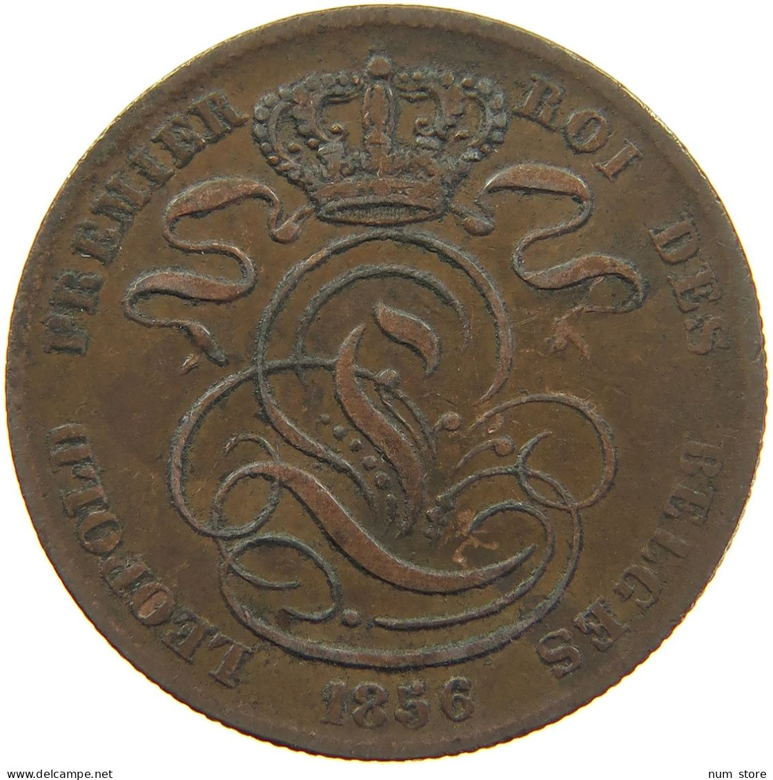 BELGIUM 5 CENTIMES 1856 LEOPOLD I. (1831-1865) #MA 065022 - 5 Cent