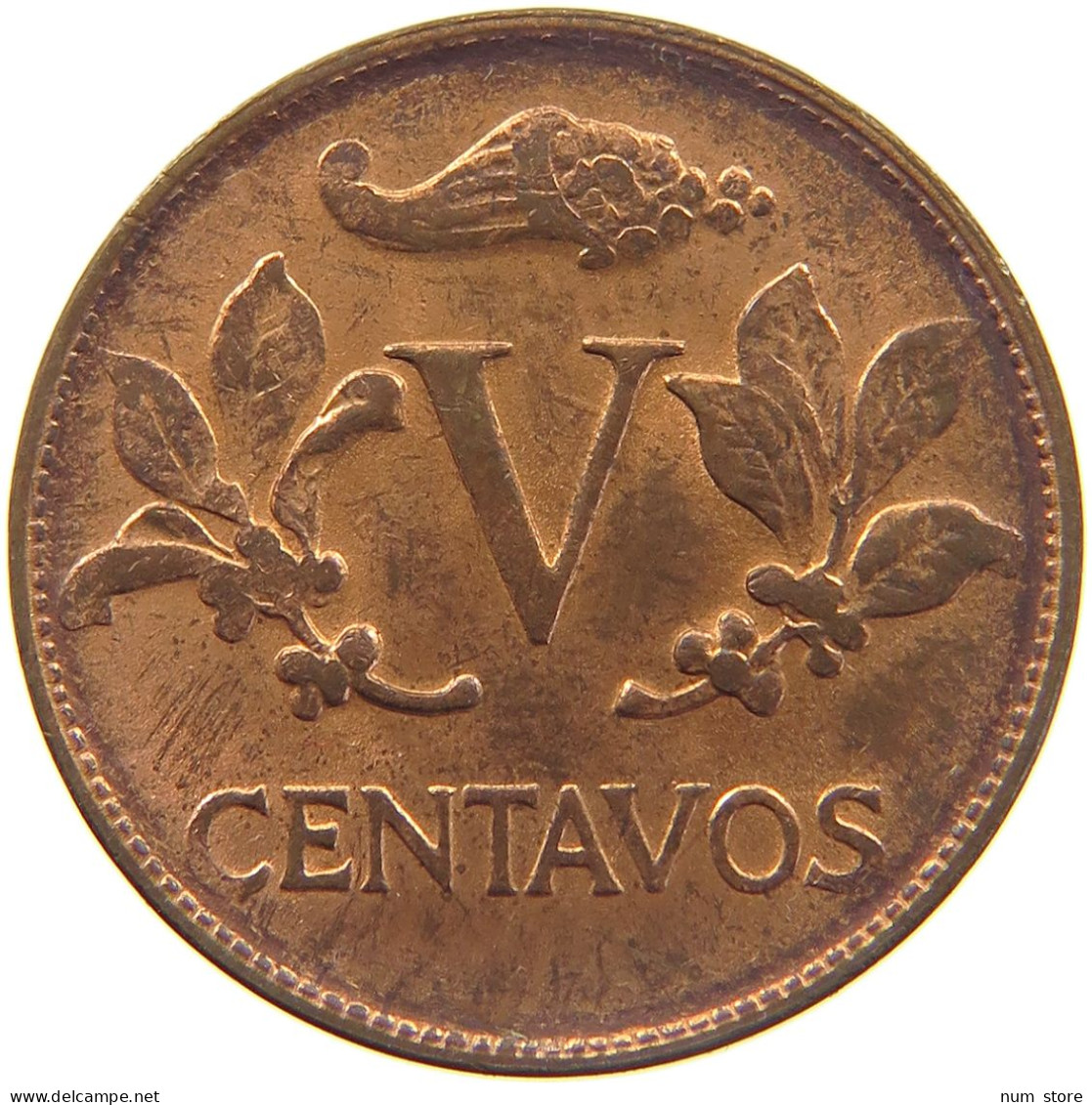 COLOMBIA 5 CENTAVOS 1971  #MA 025448 - Kolumbien