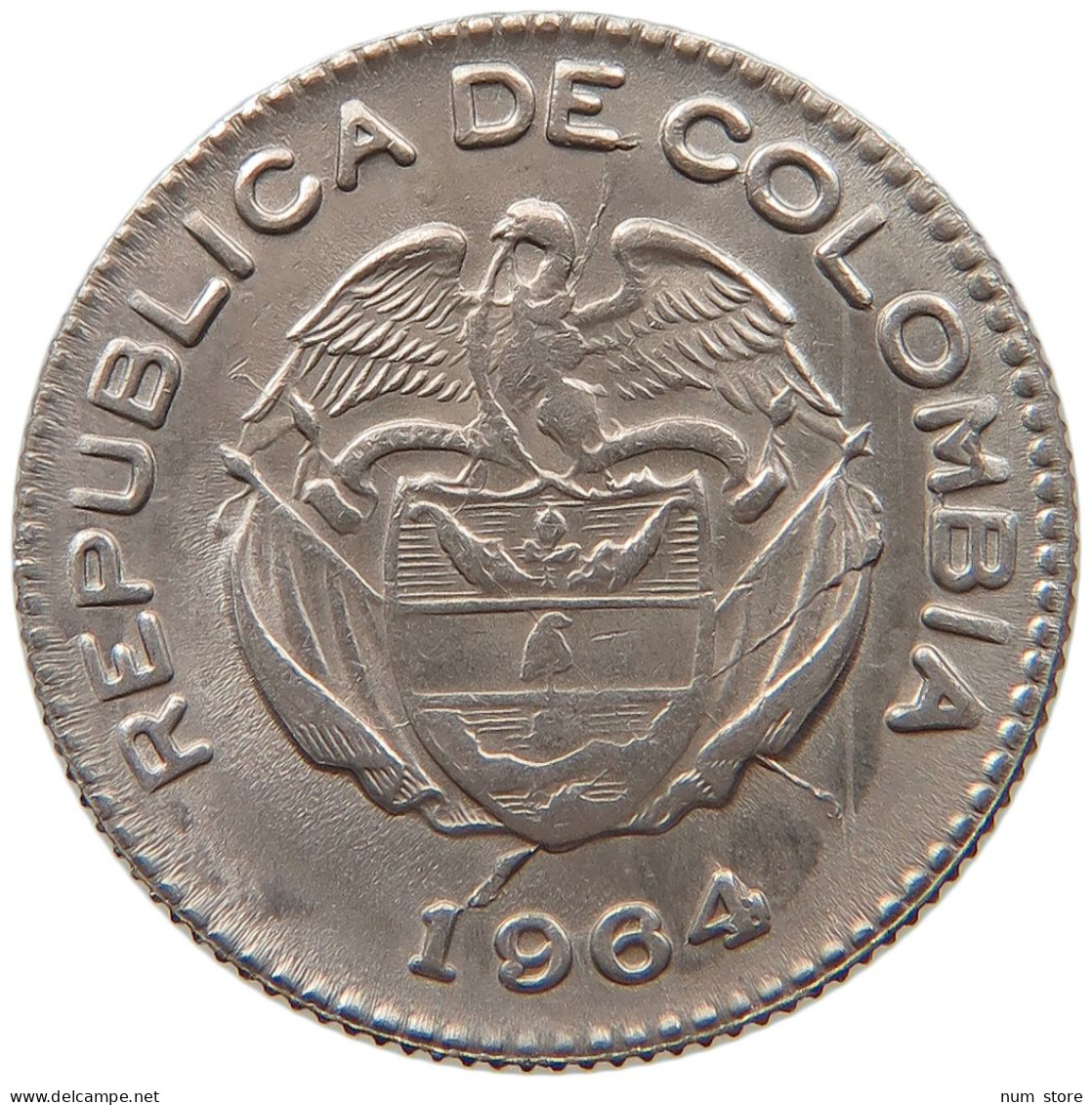 COLOMBIA 10 CENTAVOS 1964  #MA 067213 - Kolumbien