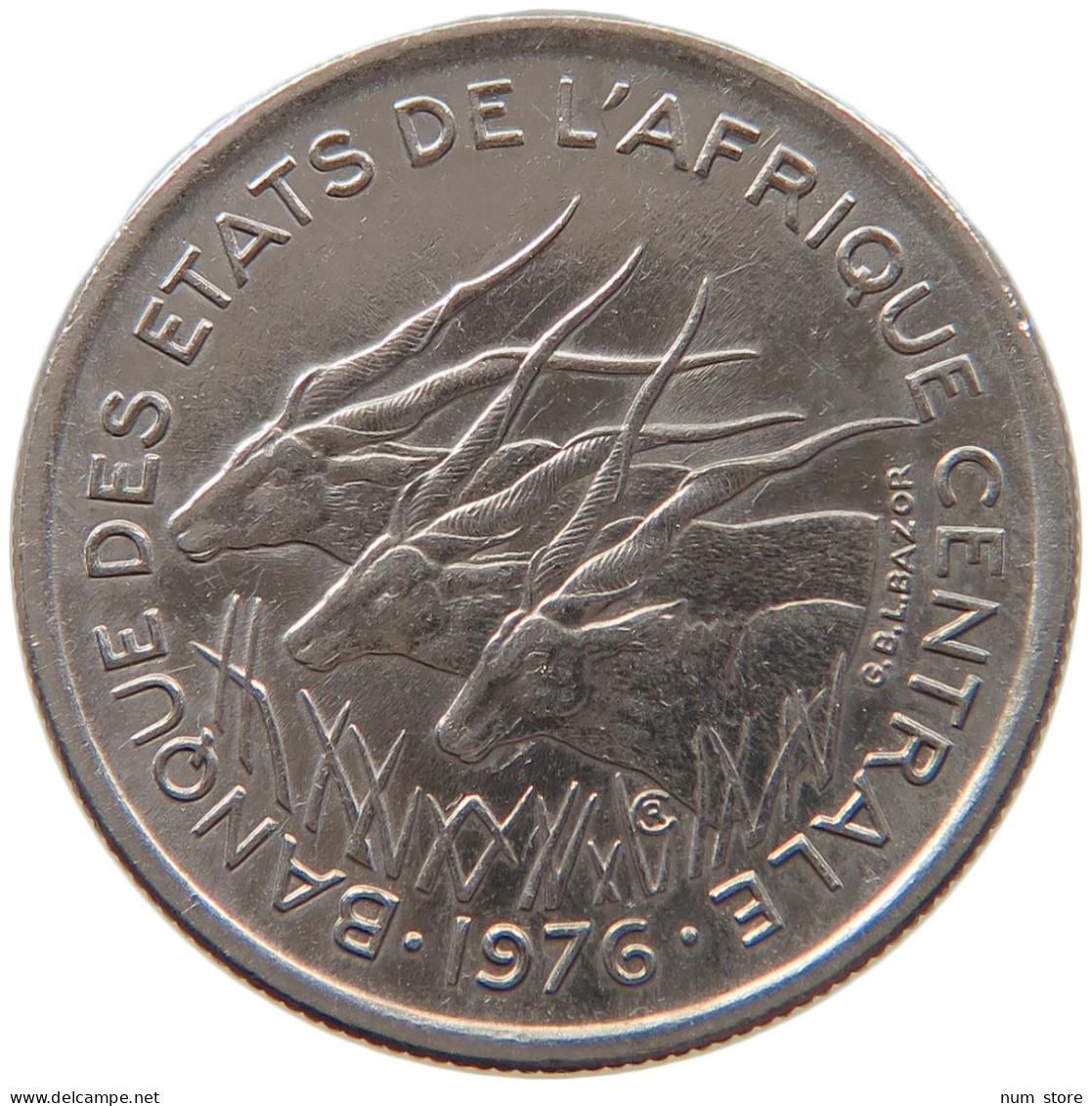 CENTRAL AFRICAN STATES 50 FRANCS 1976  #MA 065260 - Centrafricaine (République)