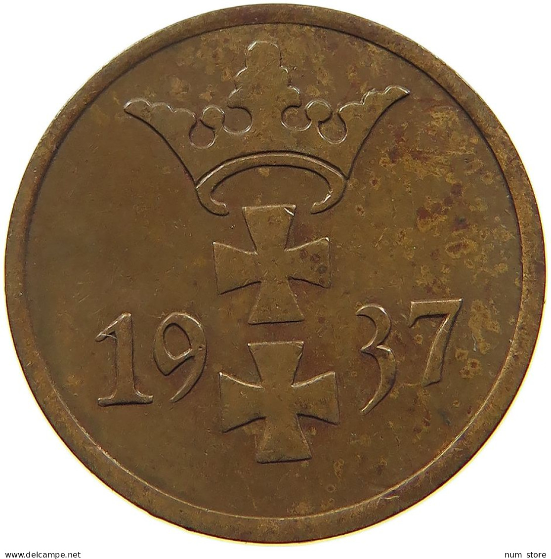 DANZIG PFENNIG 1937  #MA 100560 - Sonstige & Ohne Zuordnung