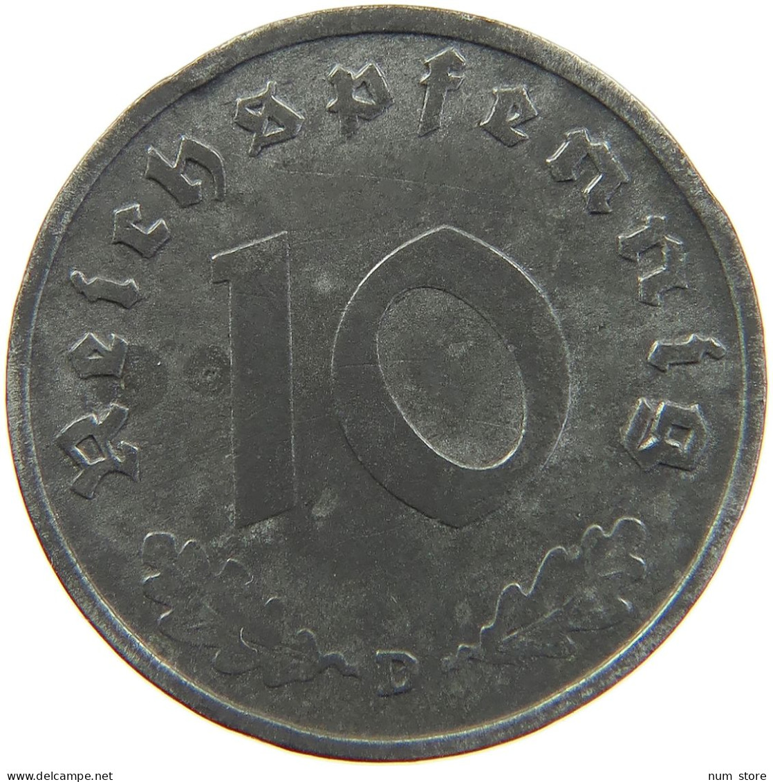 DRITTES REICH 10 PFENNIG 1940 D  #MA 102652 - 10 Reichspfennig
