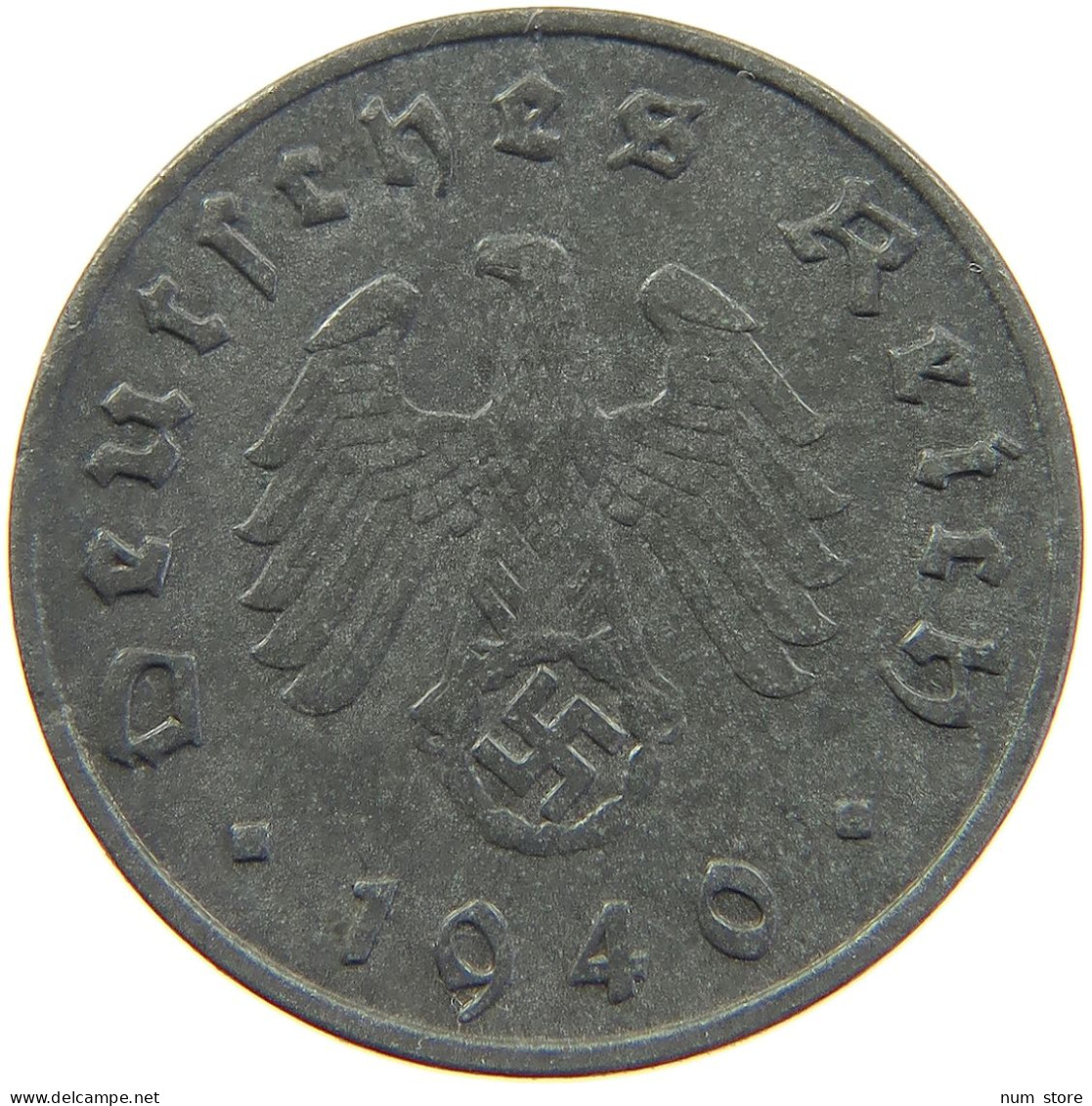 DRITTES REICH 10 PFENNIG 1940 E  #MA 102658 - 10 Reichspfennig