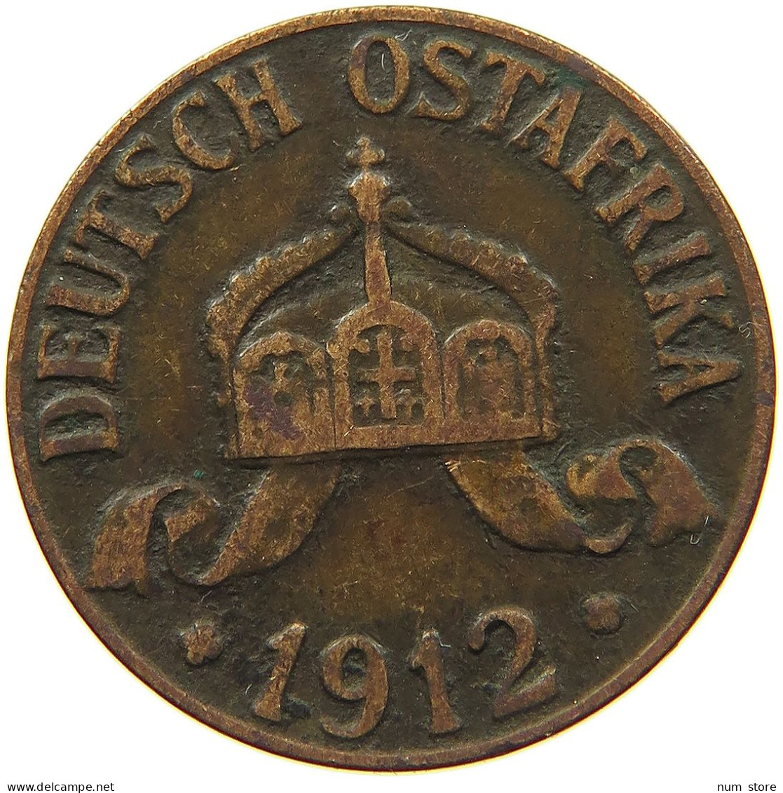 DEUTSCH OSTAFRIKA HELLER 1912 J  #MA 099981 - Afrique Orientale Allemande