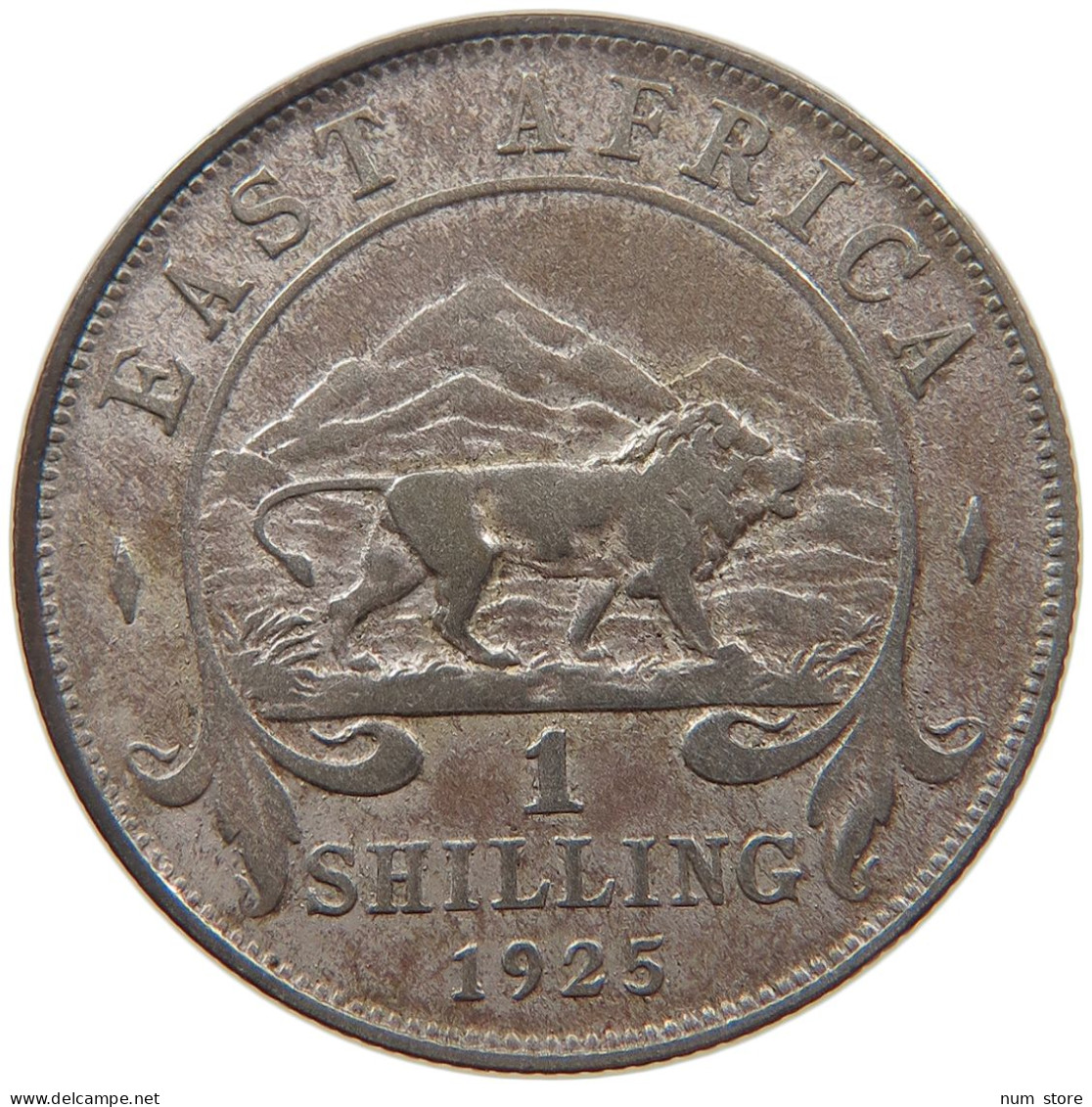 EAST AFRICA SHILLING 1925 GEORGE V. (1910-1936) #MA 065501 - Colonie Britannique