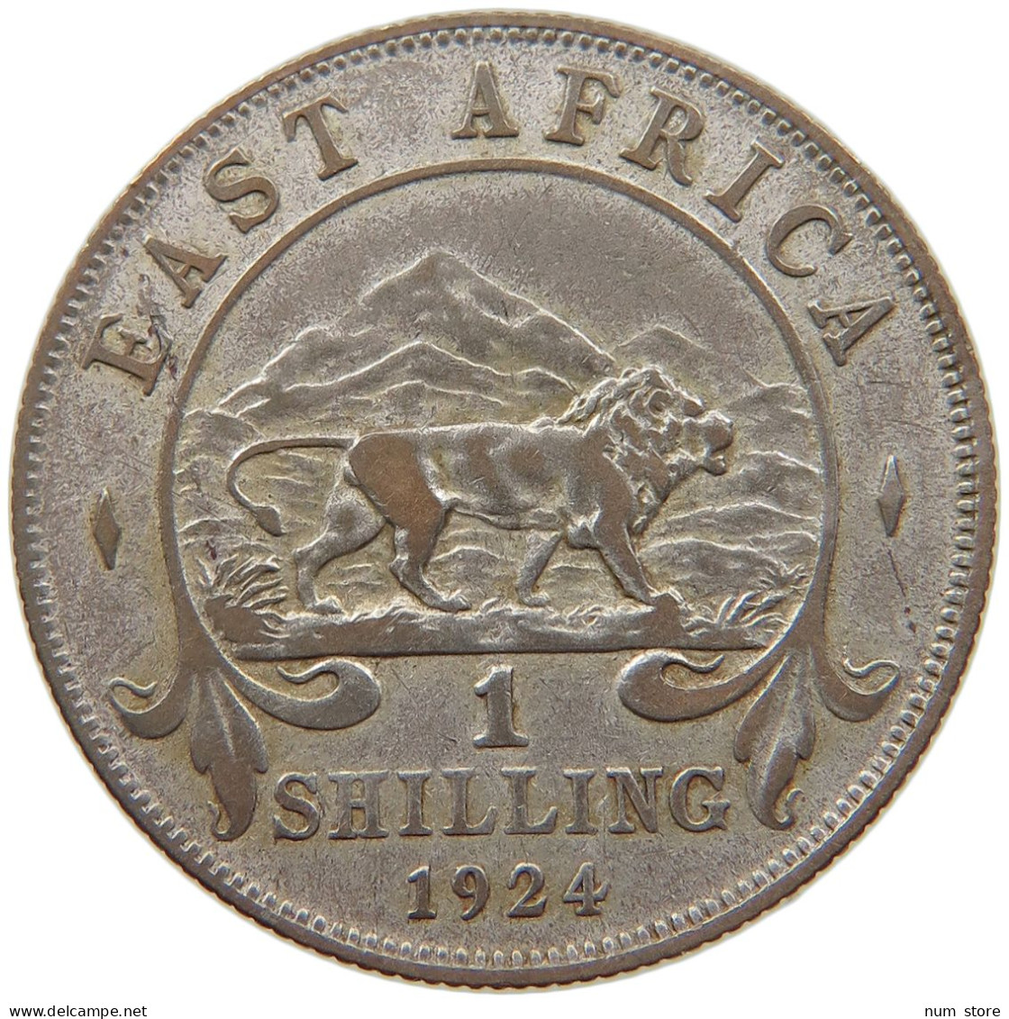 EAST AFRICA SHILLING 1924 GEORGE V. (1910-1936) #MA 065502 - Britische Kolonie