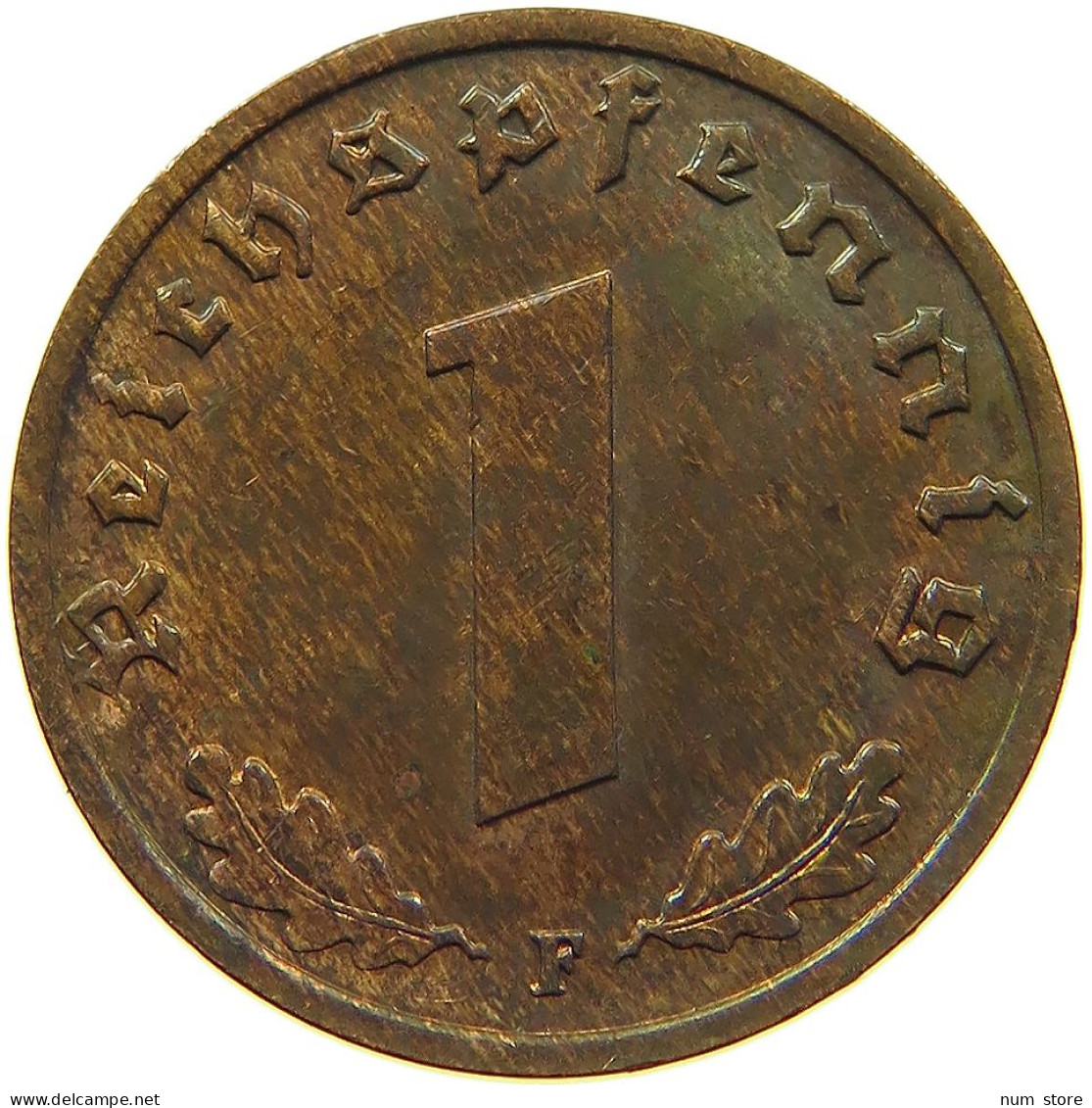 DRITTES REICH REICHSPFENNIG 1938 F  #MA 100085 - 1 Reichspfennig