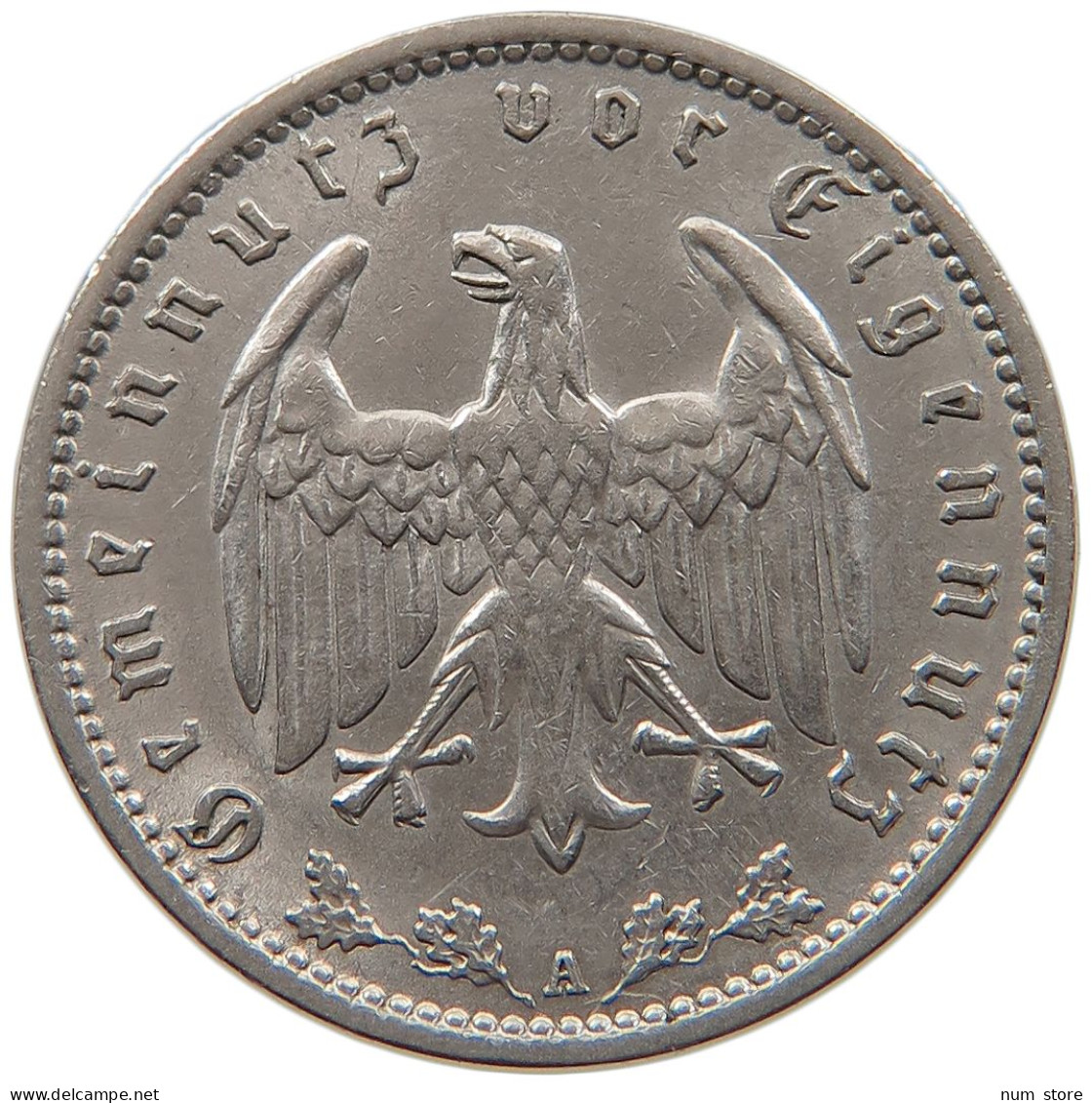 DRITTES REICH MARK 1935 A  #MA 099330 - 1 Reichsmark