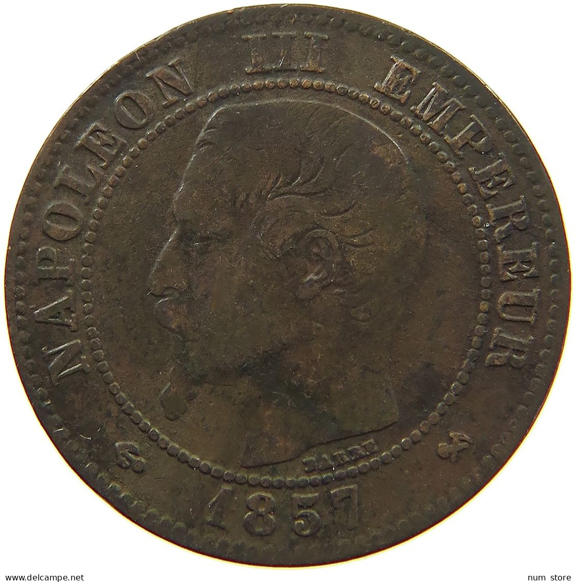 FRANCE 2 CENTIMES 1857 B NAPOLEON III. (1852-1870) #MA 100863 - 2 Centimes