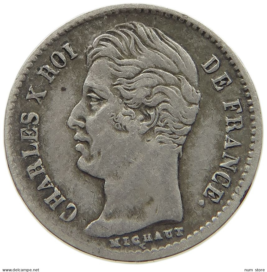 FRANCE 1/4 FRANC 1828 A CHARLES X. #MA 021532 - 1/4 Francs