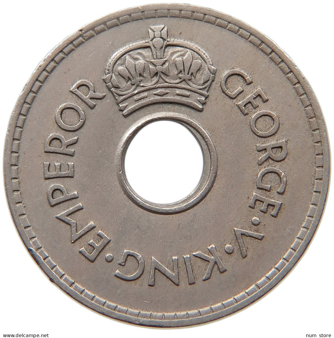 FIJI PENNY 1935 GEORGE V. (1910-1936) #MA 065816 - Figi