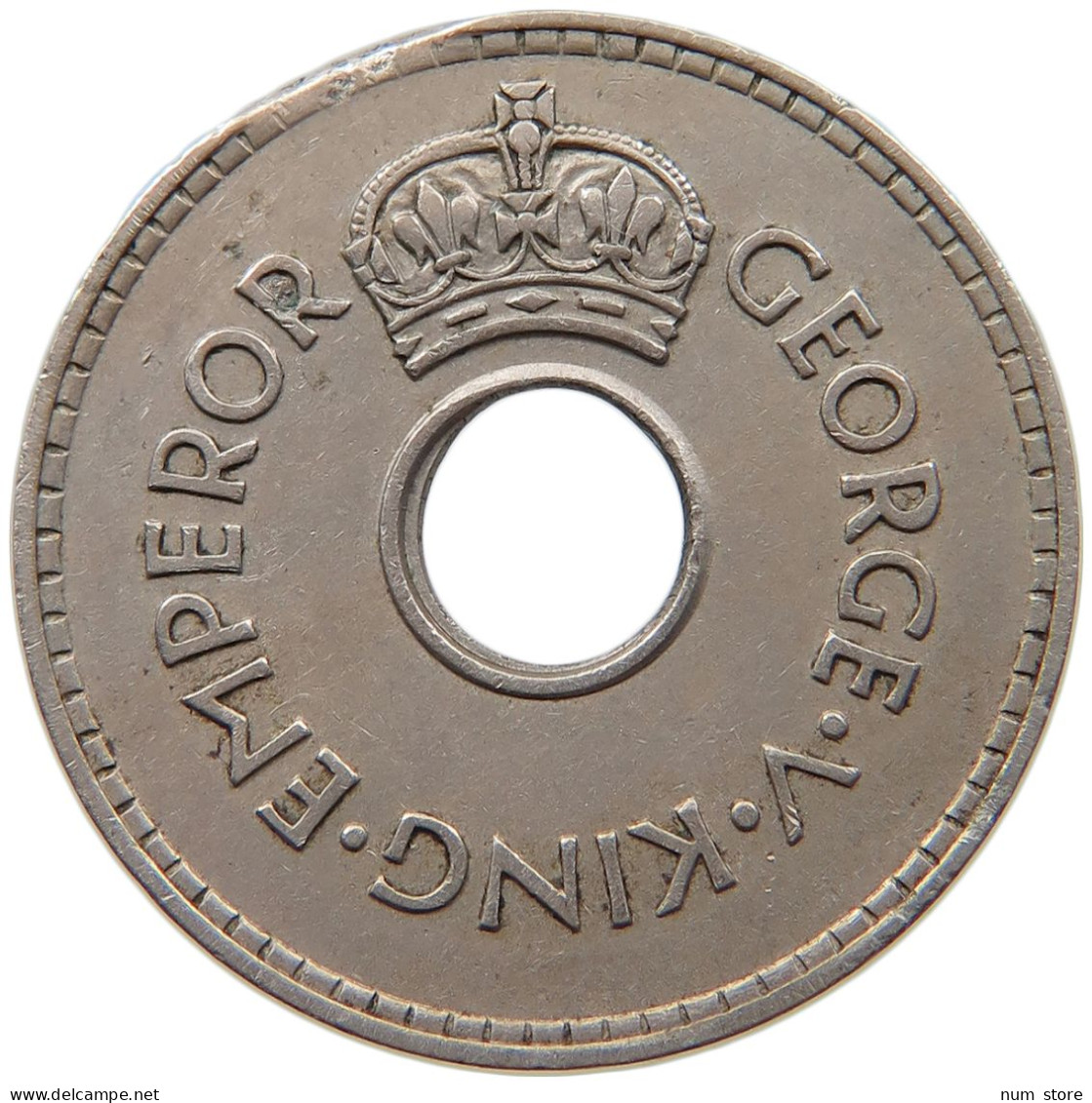 FIJI PENNY 1934 GEORGE V. (1910-1936) #MA 065819 - Fidji