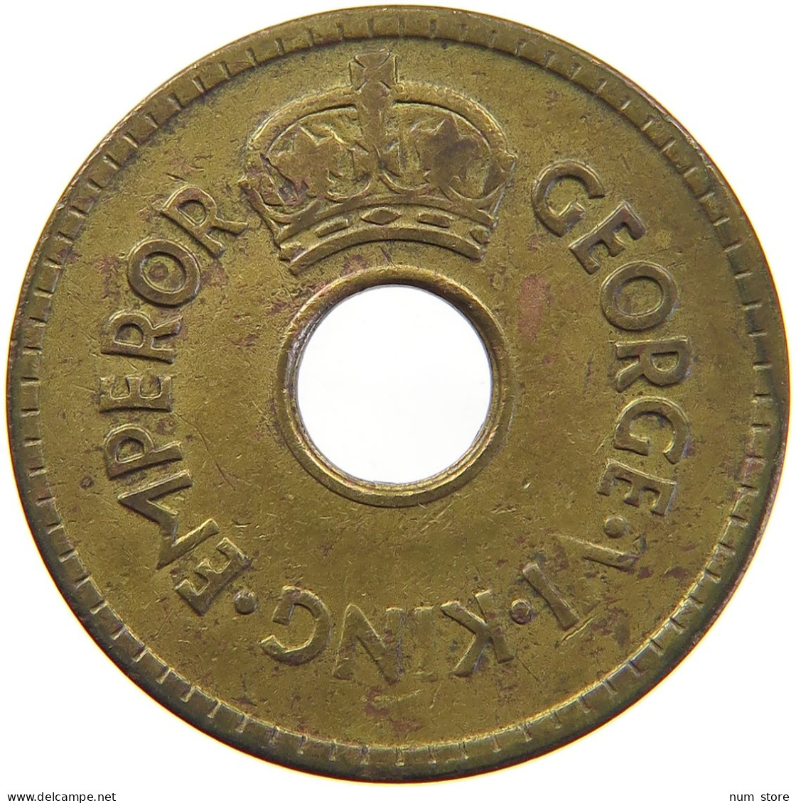 FIJI PENNY 1943 GEORGE VI. (1936-1952) #MA 065825 - Fidschi