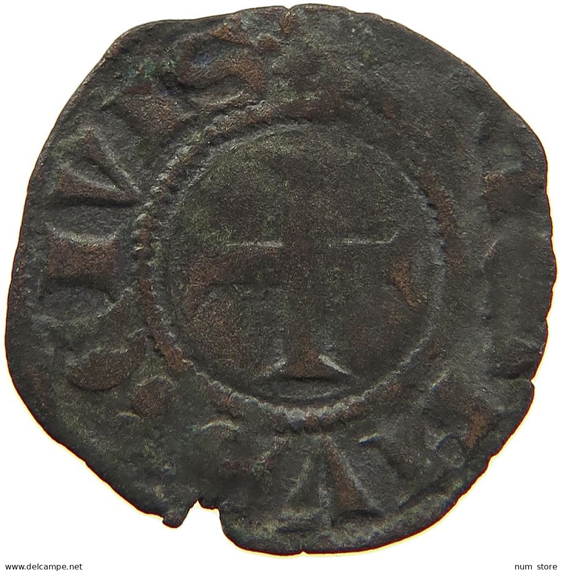 FRANCE DENIER TOURNOIS 1380-1422 CHARLES VI (1380-1422) #MA 104308 - 1380-1422 Karl VI. Der Vielgeliebte