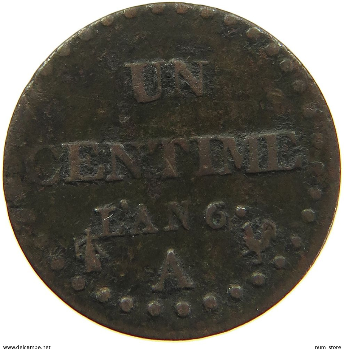 FRANCE CENTIME AN 6 A  #MA 100737 - 1 Centime