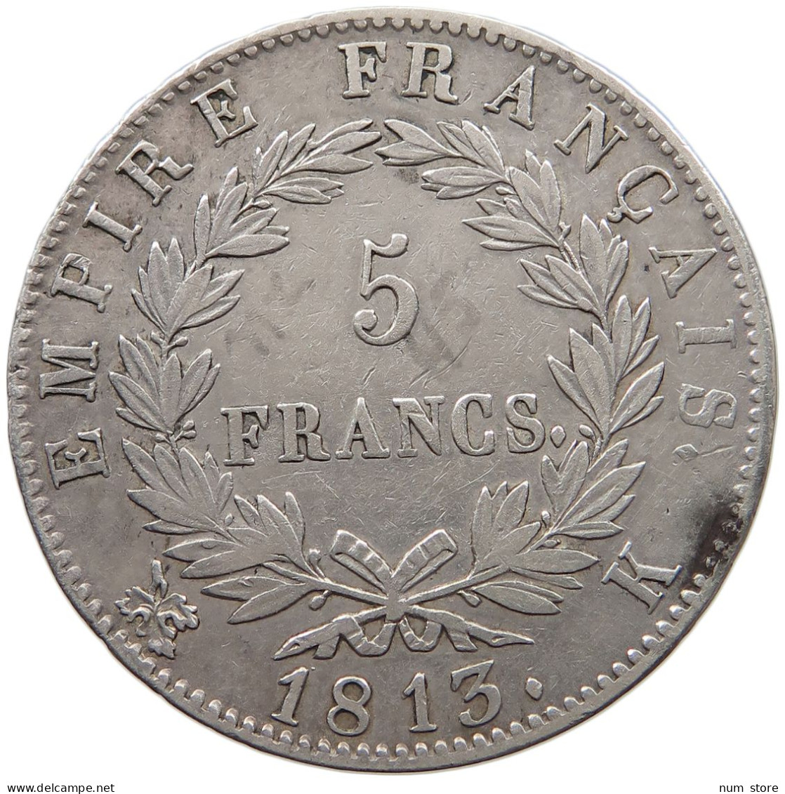 FRANCE 5 FRANCS 1813 K NAPOLEON I. #MA 025058 - 5 Francs