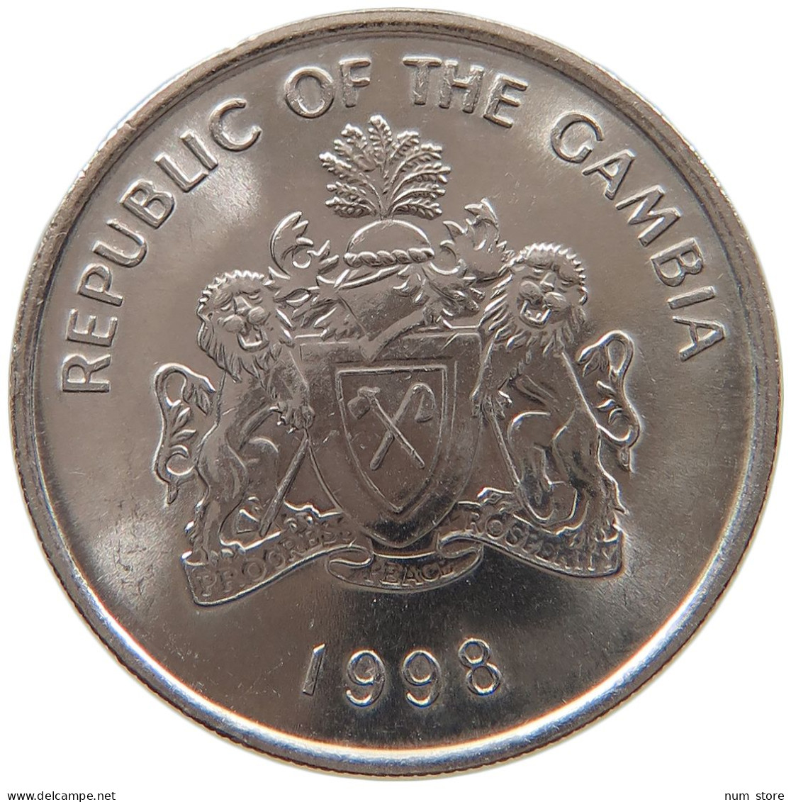 GAMBIA 25 BUTUTS 1998 ELIZABETH II. (1952-2022) #MA 067452 - Gambie