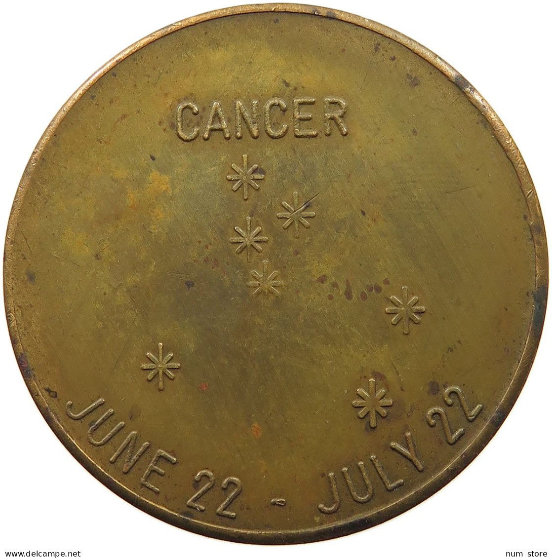 GREAT BRITAIN MEDAL  ZODIAC - CANCER #MA 023911 - Andere & Zonder Classificatie