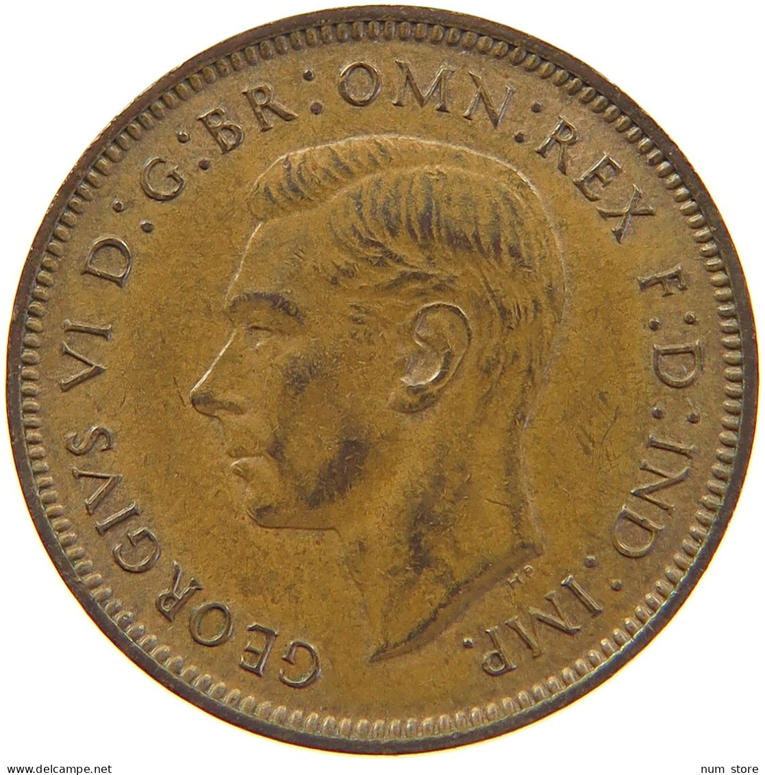 GREAT BRITAIN FARTHING 1942 GEORGE VI. (1936-1952) #MA 063534 - B. 1 Farthing