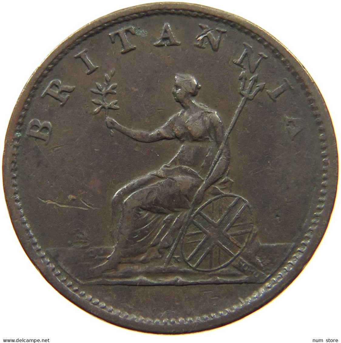 GREAT BRITAIN 1/2 PENNY 1806 GEORG III., 1760-1820 #MA 002420 - B. 1/2 Penny