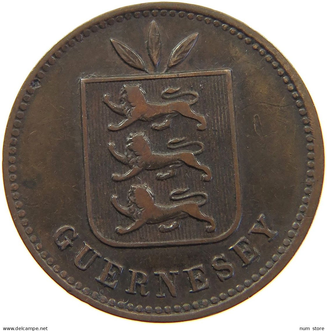 GUERNSEY 4 DOUBLES 1902 EDWARD VII., 1901 - 1910 #MA 064894 - Guernesey