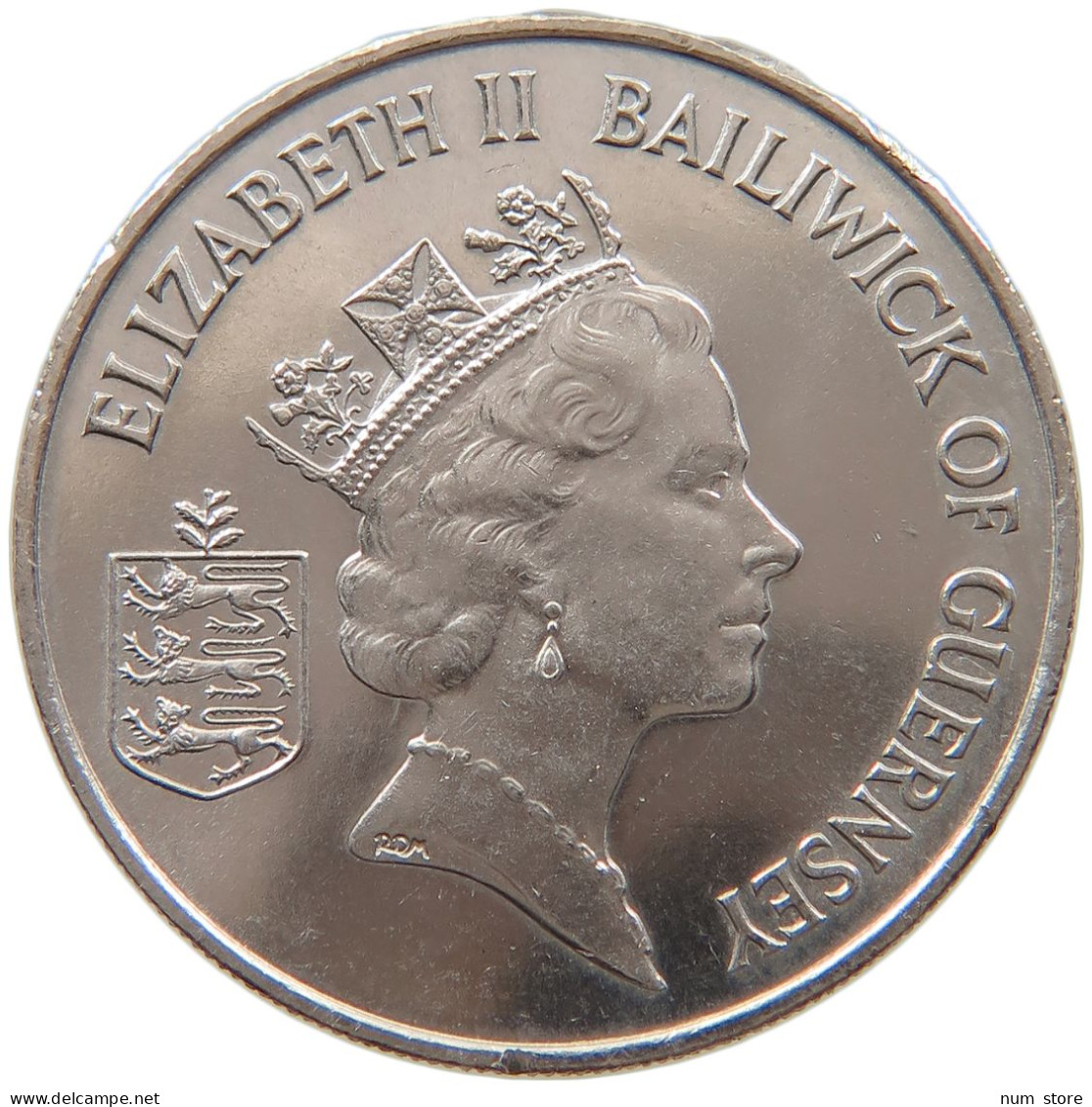 GUERNSEY 10 PENCE 1985 ELIZABETH II. (1952-) #MA 064908 - Guernesey