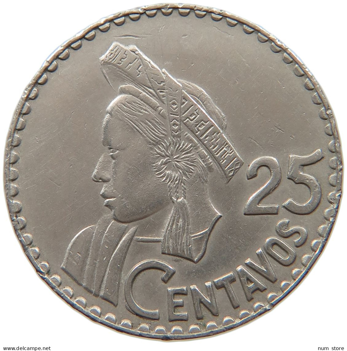 GUATEMALA 25 CENTAVOS 1965  #MA 063156 - Guatemala