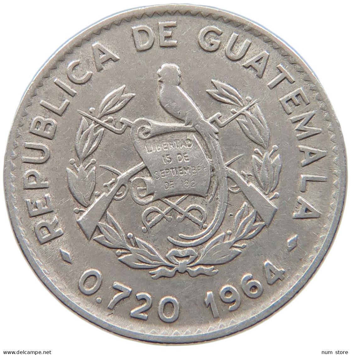 GUATEMALA 10 CENTAVOS 1964  #MA 105117 - Guatemala