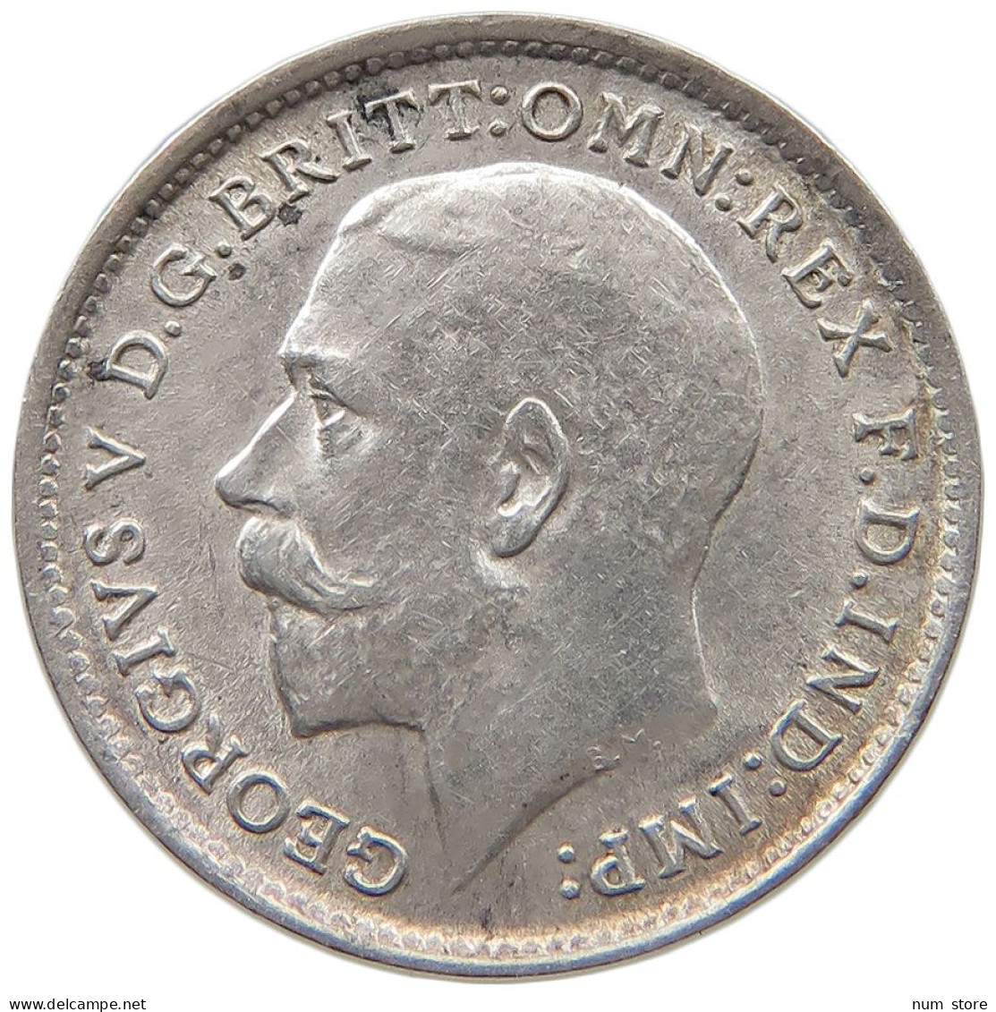 GREAT BRITAIN THREEPENCE 1912 GEORGE V. (1910-1936) #MA 023047 - F. 3 Pence