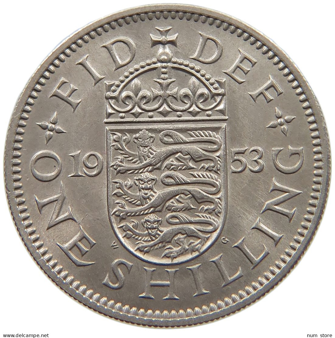 GREAT BRITAIN SHILLING 1953 ELISABETH II. (1952-) #MA 023395 - I. 1 Shilling