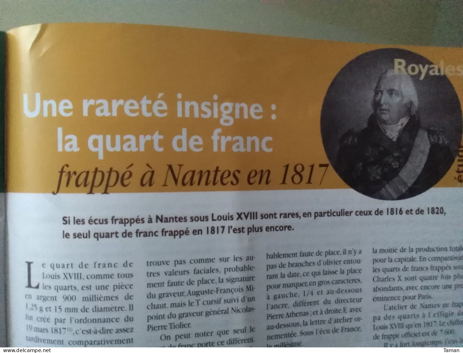Numismatique & change - Jean Pirot Billets nécessité - Rome Arles - Québec - Nantes - Lavrillier