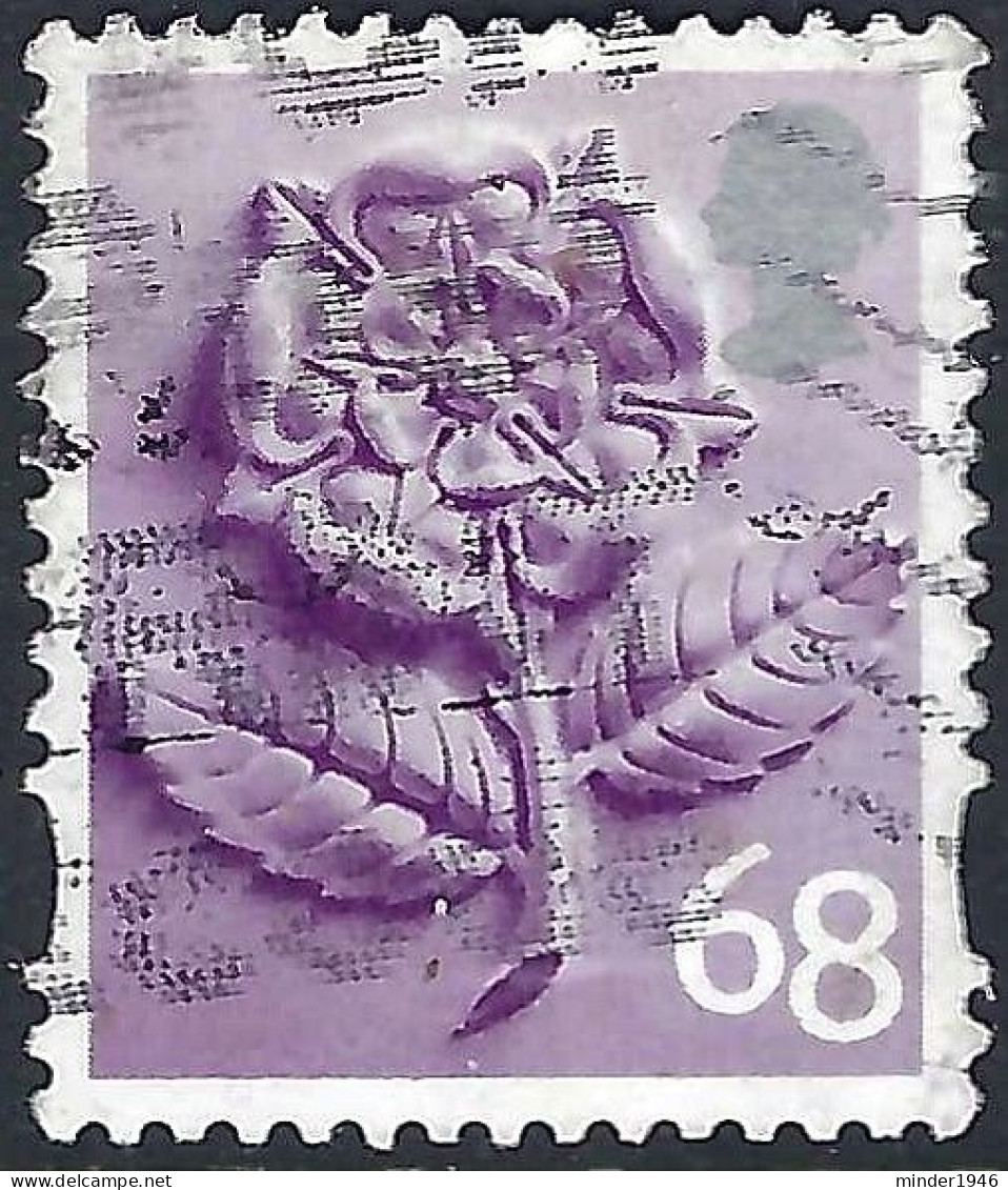 GREAT BRITAIN 2003 QEII 68p Deep Reddish Lilac & Silver SGEN16 FU - Engeland