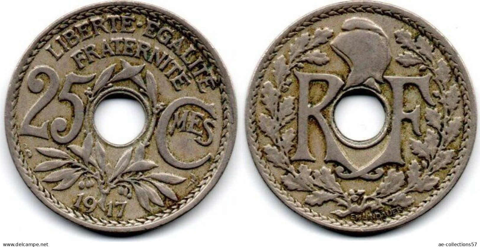 MA 28449 /  25 Centimes 1917 TTB - 25 Centimes