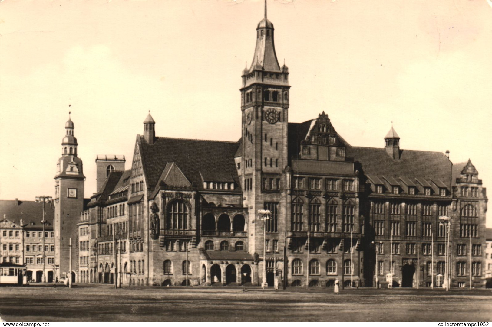 CHEMNITZ, CARL MARX STADT, TOWN HALL, RATHAUS, ARCHITECTURE, GERMANY - Chemnitz (Karl-Marx-Stadt 1953-1990)