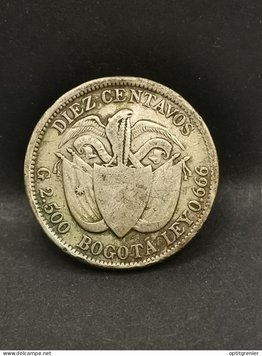 10 CENTAVOS ARGENT 1897 COLOMBIE / COLOMBIA SILVER - Kolumbien