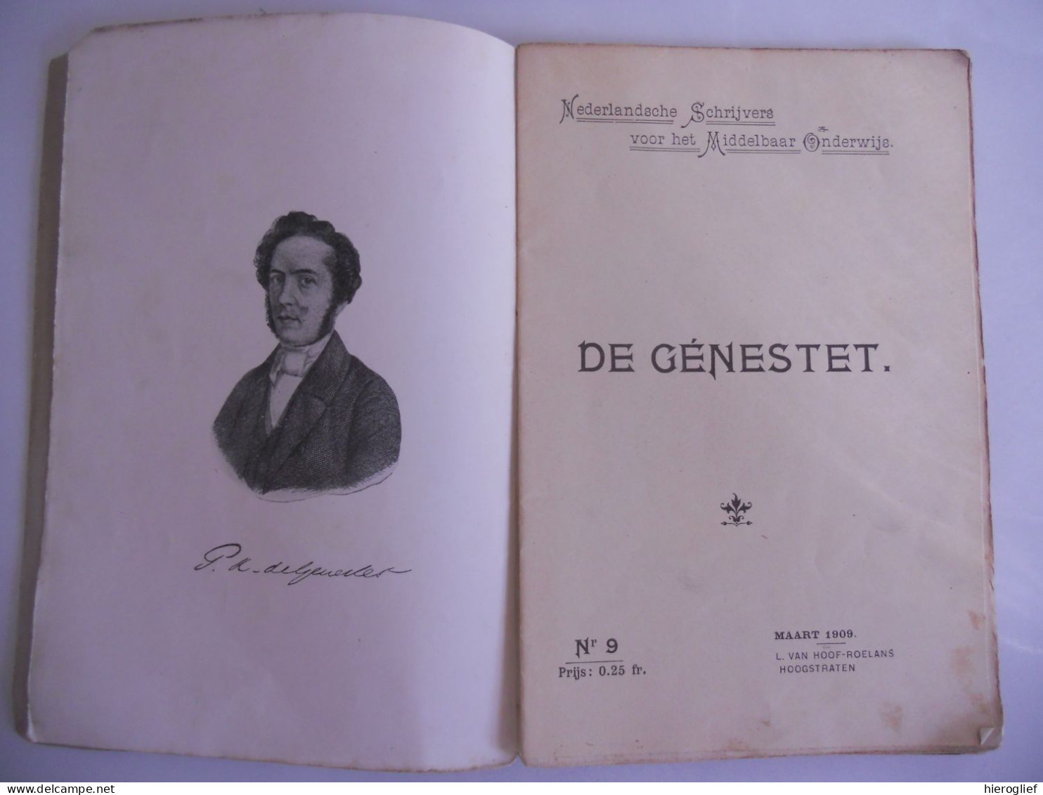Petrus Augustus De Génestet 1909 ° Amsterdam 1829 + Rozendaal 1861 Was Een Nederlands Schrijver Dichter En Theoloog - Sonstige & Ohne Zuordnung