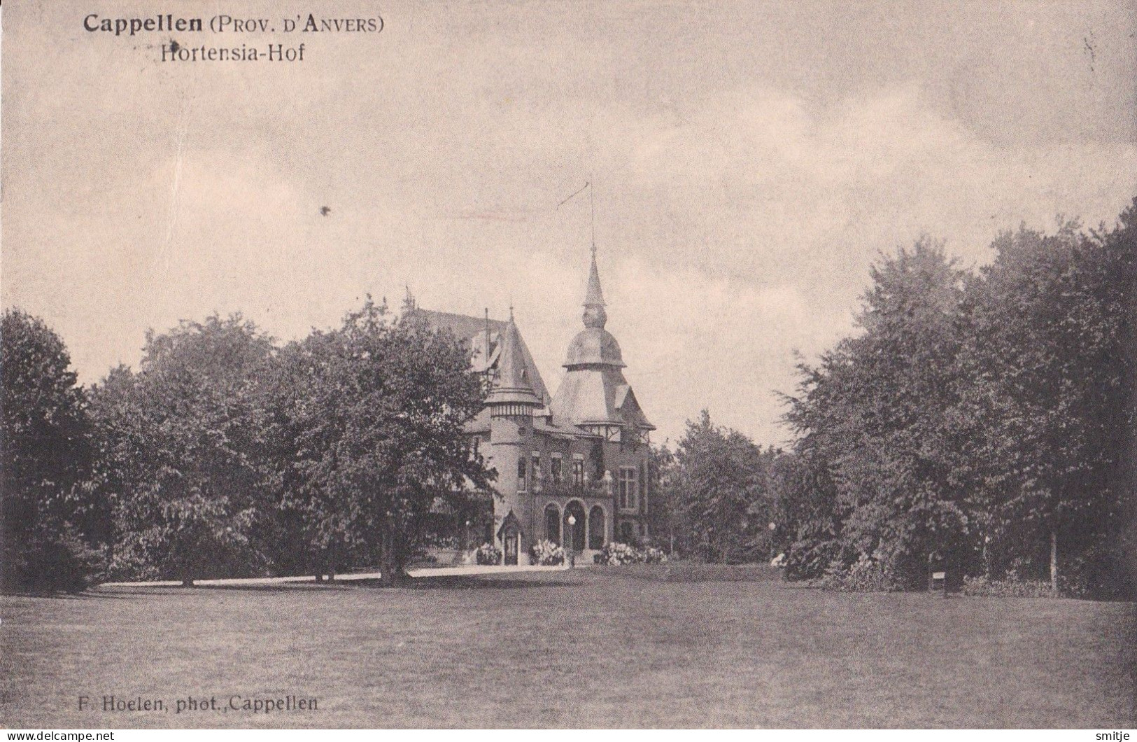 KAPELLEN CA. 1910 KASTEEL VILLA HORTENSIA-HOF - HOELEN ONGENUMMERD - Kapellen