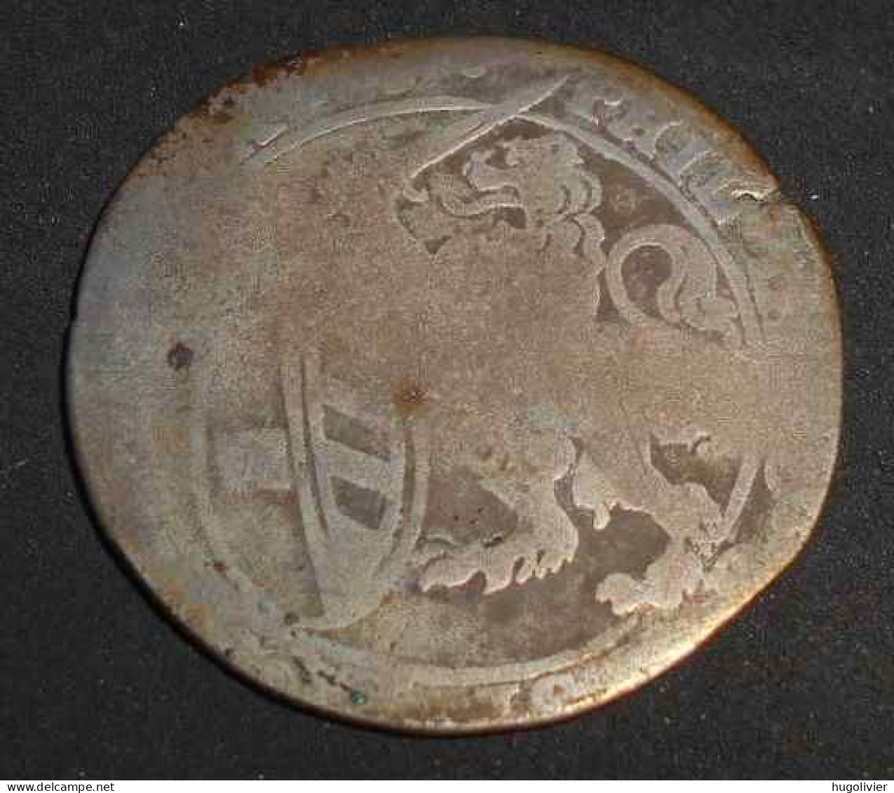 Ancienne Monnaie 1622 Escalin Argent Philippe IV (IIII) Bruxelles (?) - 1556-1713 Pays-Bas Espagols