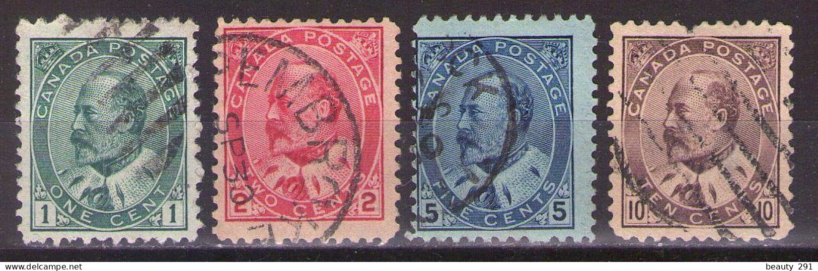 Canada 1903 KING EDWARD VII  Mi 77-79,81 - Used - Gebraucht