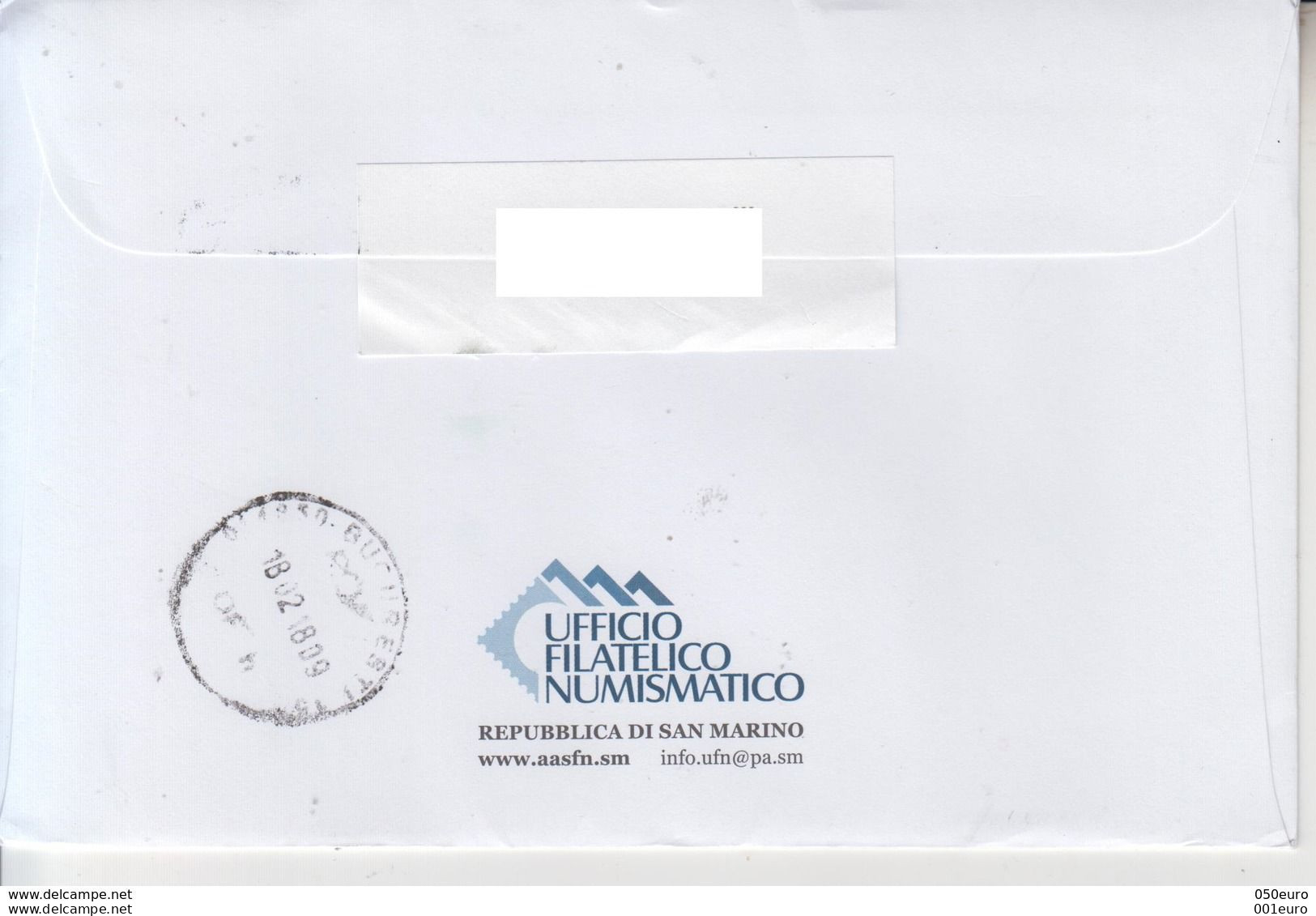 SAN MARINO : Cover Circulated To Romania #720657370 - Registered Shipping! - Usados