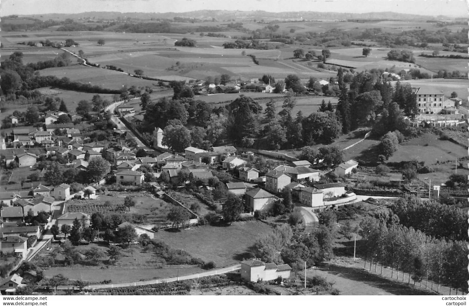 38 - DIEMOZ - Un Beau Panorama Aérien - Maison De Repos - Diémoz