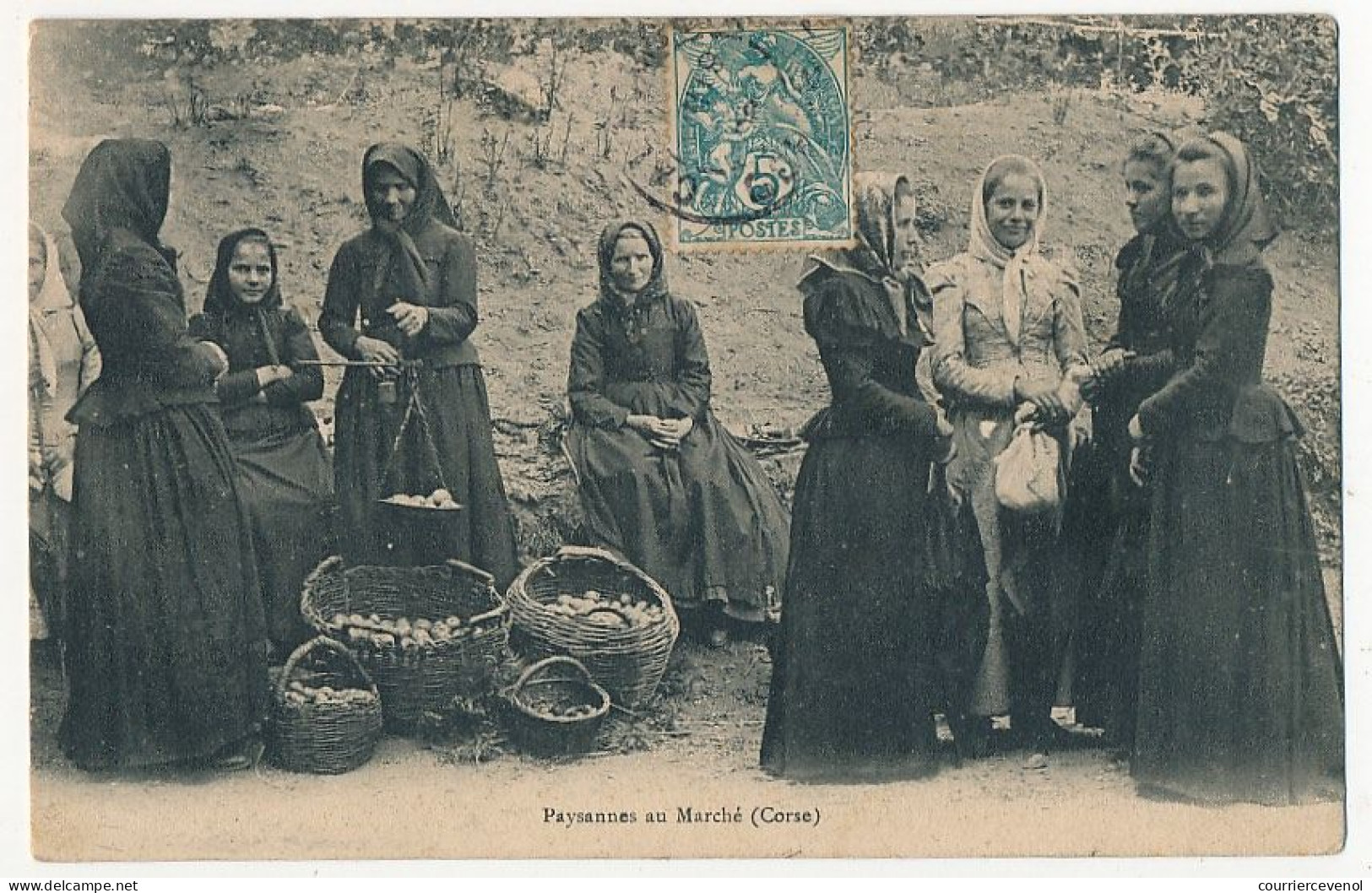 CPA - CORSE - Paysannes Au Marché - Corse