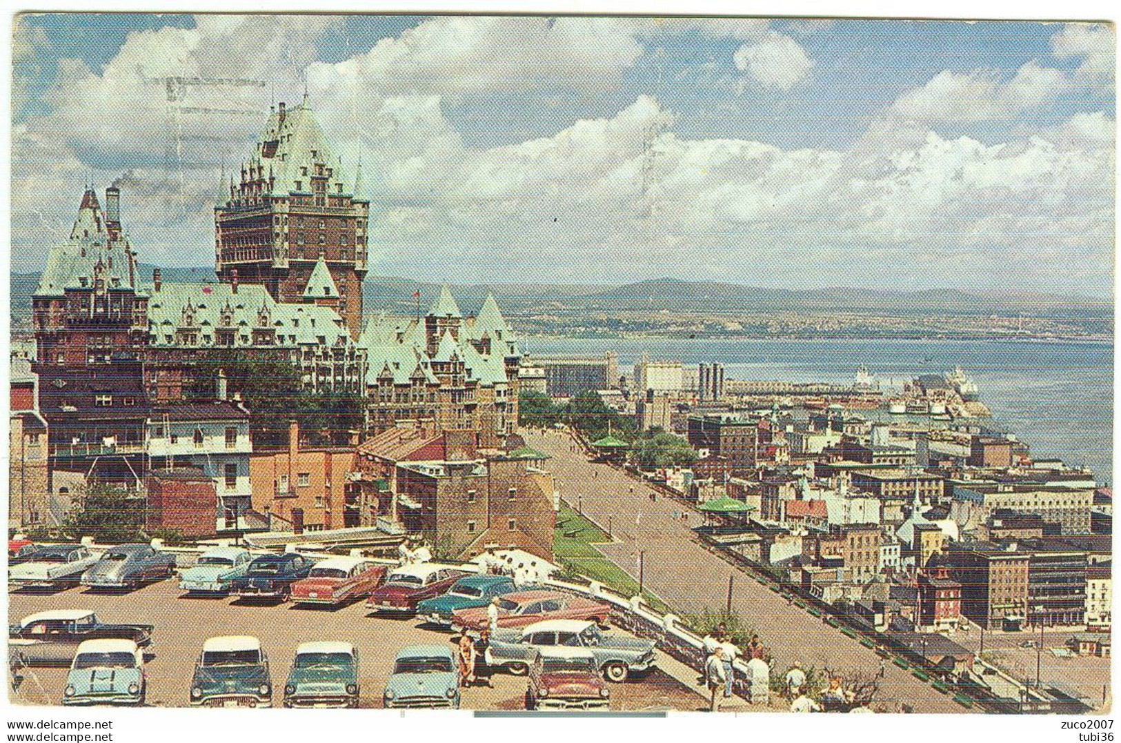 STAMP, PLATE, POSTCARD 1960--QUEBEC - FIRENZE  (ITALIA) - Lettres & Documents